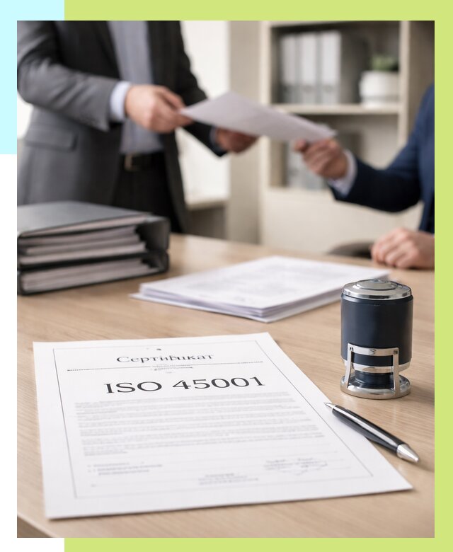 Сертификат ISO 45001 в Полысаеве под ключ от 46274 р. | Сертэкс